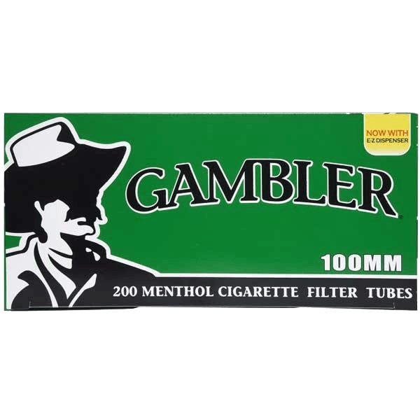 Gambler Tubes Menthol 100mm-200 – Arango