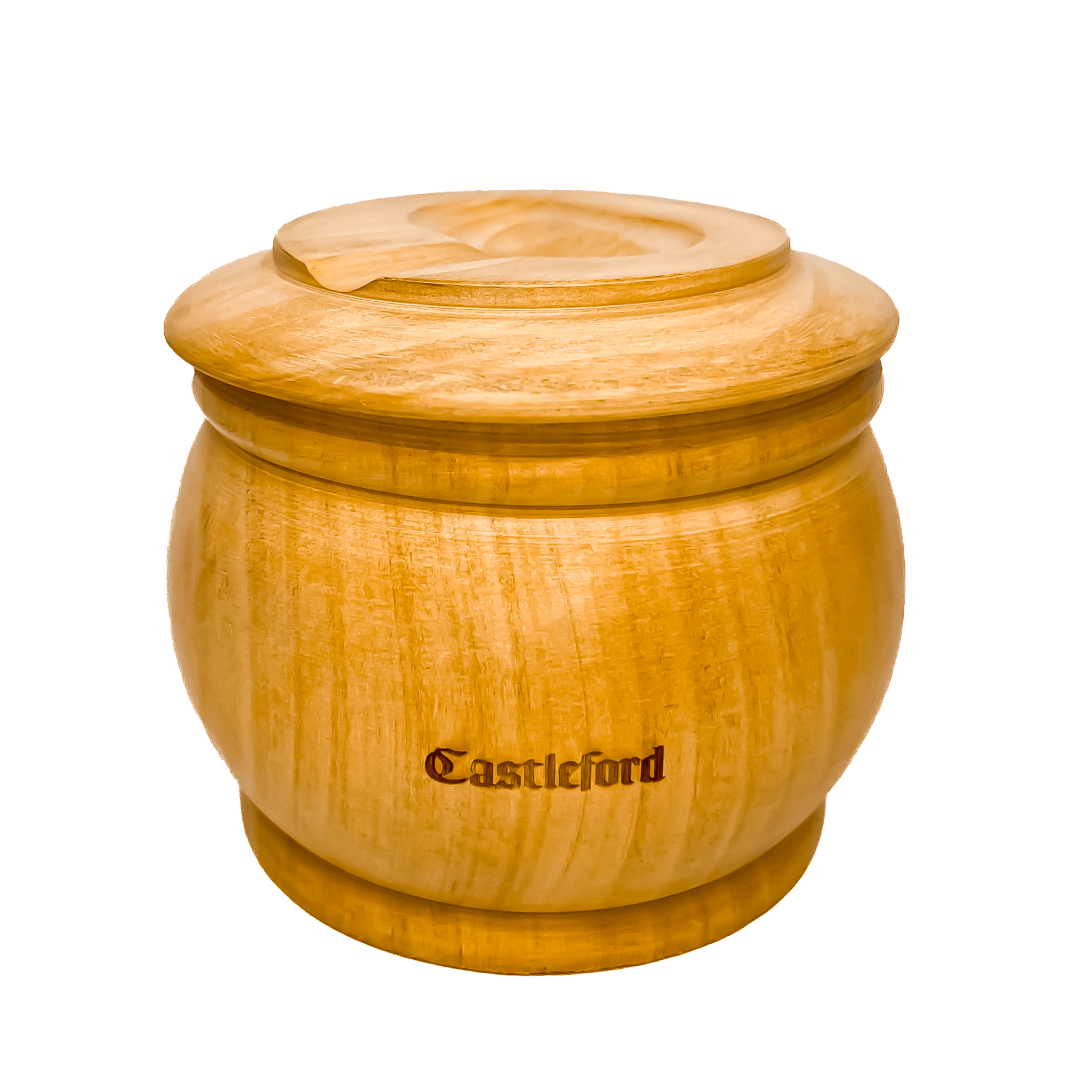 Wood Tobacco Jar with Pipe Stand – Arango