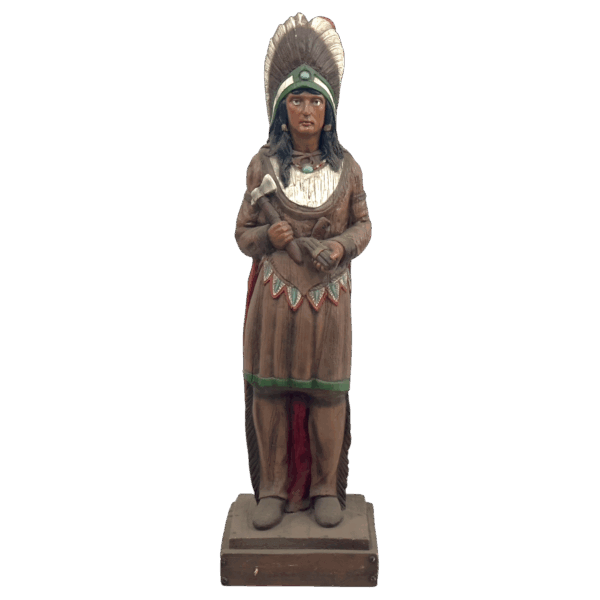 Statue Cigar Indian Plastic Medium 63 inches