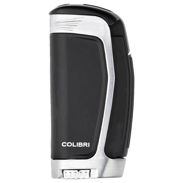 Colibri E3 Triple-Jet Lighter Black + Chrome