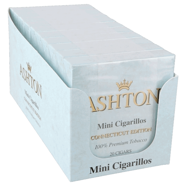 Ashton Small Mini Cigarillos Blue 10/20,200