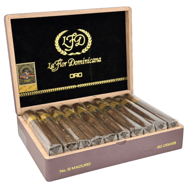 La Flor Dominicana Oro #6 Maduro 20