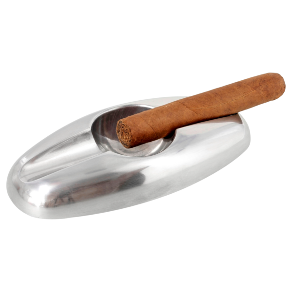 Brushed Chrome Cigar2 Ashtray