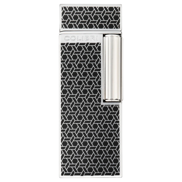 Colibri Continental Chrome Patterned Lighter