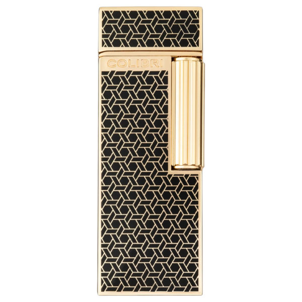 Colibri Continental Gold Patterned Lighter